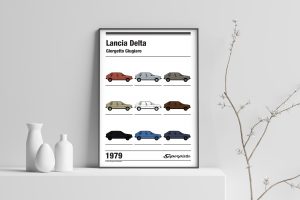 Lancia Delta - colored cars