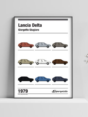Lancia Delta - colored cars