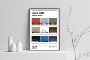 Lancia Delta - colored tiles
