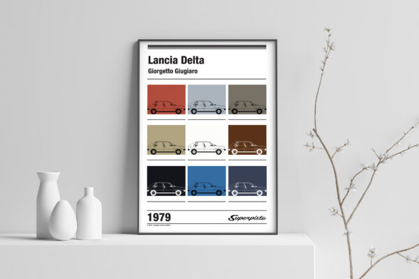 Lancia Delta - colored tiles