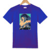 El pibe en black t-shirt blu