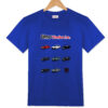 Fiat Uno Turbo i.e. colori (no frame) t-shirt blu