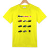 Fiat Uno Turbo i.e. colori (no frame) t-shirt gialla