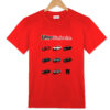 Fiat Uno Turbo i.e. colori (no frame) t-shirt rossa