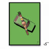 Golf verde - sfondo verde