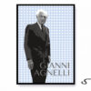 Gianni Agnelli polkadot style azzurro