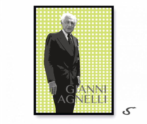 Gianni Agnelli polkadot style verde