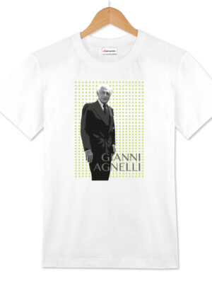 T-shirt bianca Gianni Agnelli