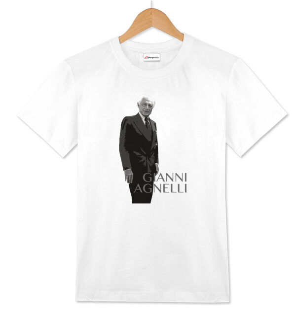 T-shirt bianca Gianni Agnelli